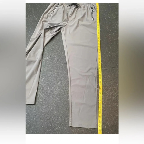 MENS 2 POCKET SWEATPANTS GYM SPORTS WORKOUT SWEAT PANTS S-M DARK GRAY GREAT COND - Picture 9 of 12